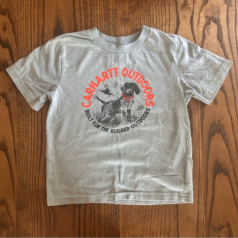 Carhartt Kids Gray Outdoor Adventure Tee